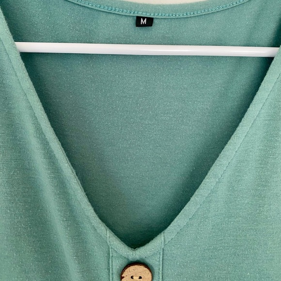 MITILLY Women's Casual T-Shirt Dresses Loose Swing Short Dress with Pockets - Picture 5 of 7